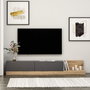 Hanah Home Soporte para TV Majör - Antracita, Nogal